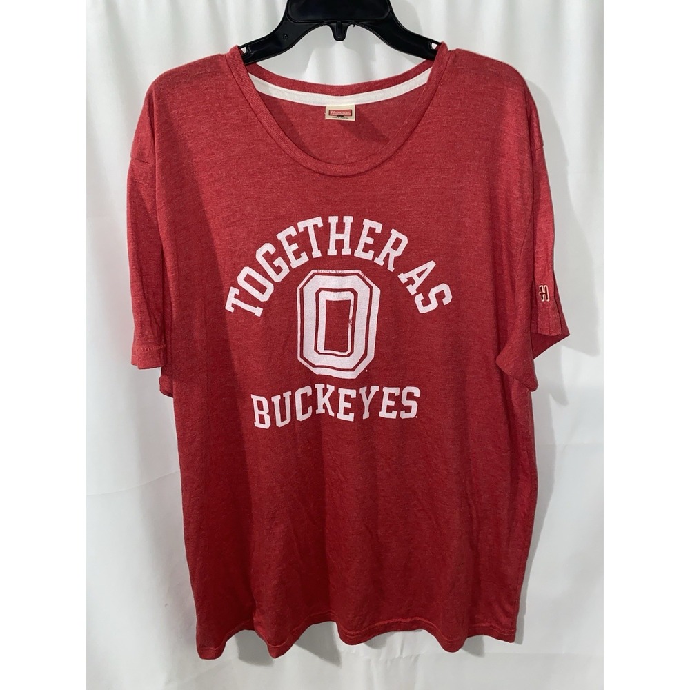 Homage‎ Ohio State University Buckeyes Together As Red T Shirt XXL